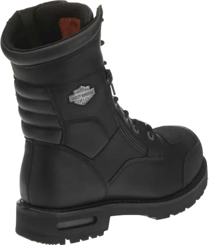 Vista 4 de Harley-Davidson Riddick D98308 Botas de moto negras con cordones de 8 pulgadas para hombre