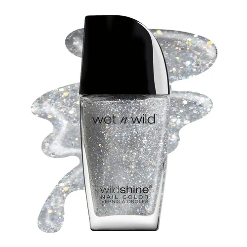 Vista 18 de wet n wild Wild Shine Esmalte de Uñas, Orange-Red Nuclear War, Color de Uñas Guerra nuclear