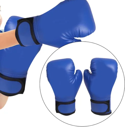 Vista 2 de kowaku Guantes de boxeo para niños, guantes de boxeo, guantes de boxeo transpirables, guantes de boxeo para entrenamiento, niños principiantes, Muay