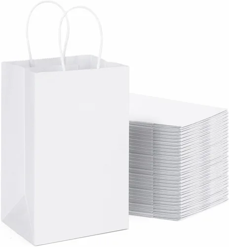 Vista 30 de METRONIC Bolsas de regalo de papel marrón de 5.25 x 3.75 x 8 pulgadas