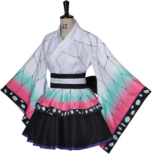 Vista 2 de 1791's lady Kamado Tanjirou - Disfraz de Rengoku para cosplay de Inosuke, Hashibira, kimono para fiesta de Halloween, trajes de cosplay