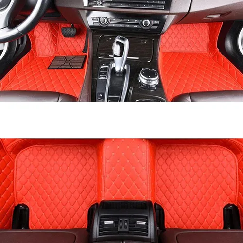 Vista 9 de Alfombrillas de coche para Nissans Navara D22 2002-2013 Frontier Accesorios Alfombras (Color LHD 3 piezas beige)
