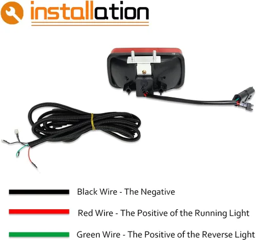 Vista 5 de ADIIL Kit de 2 luces LED 3 en 1 con lente roja de respaldo, reversa y antiniebla para Mercedes Benz W463 Clase G 1986-2018, G500, G550, G55, G63 AMG