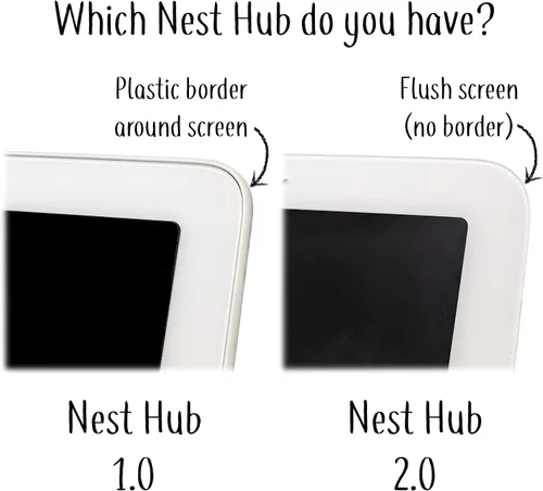 Vista 2 de Mount Genie Soporte de pared simple integrado para Google Nest Hub Gen 1 [no es compatible con 2021 Gen 2]: el centro de comando perfecto