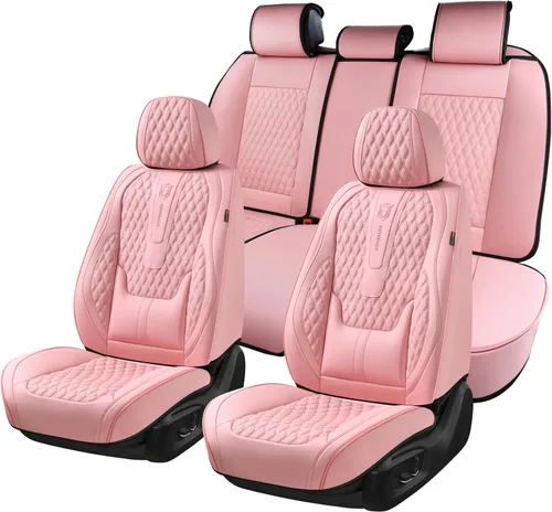 Vista 51 de Coverado Fundas de asiento delantero, fundas de asiento delantero de automóvil, fundas de asiento de piel de napa para automóviles, fundas