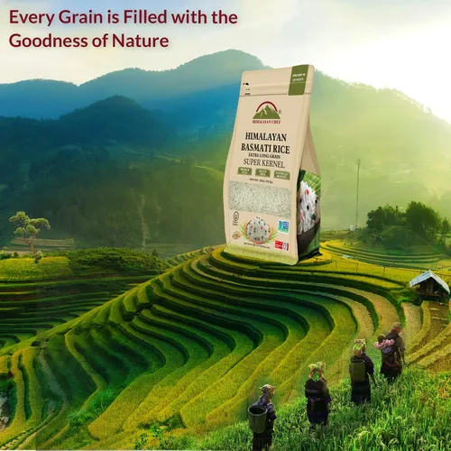 Vista 2 de Himalayan chef Arroz Basmati Blanco 2 lbs (Paquete de 2)