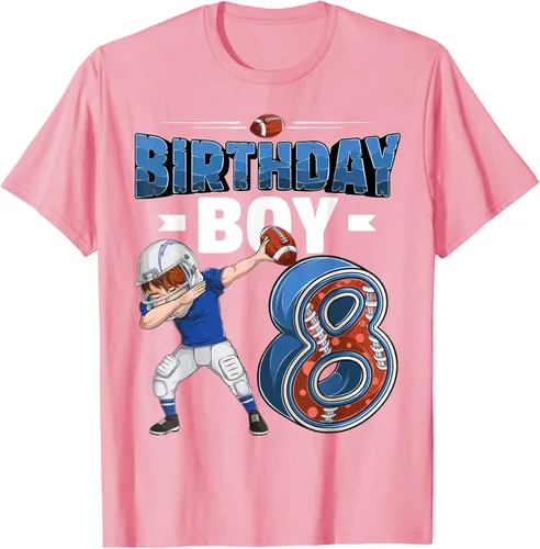 Vista 71 de Dabbing Boy - Camiseta de 8 años de fútbol americano americano, Negro, S
