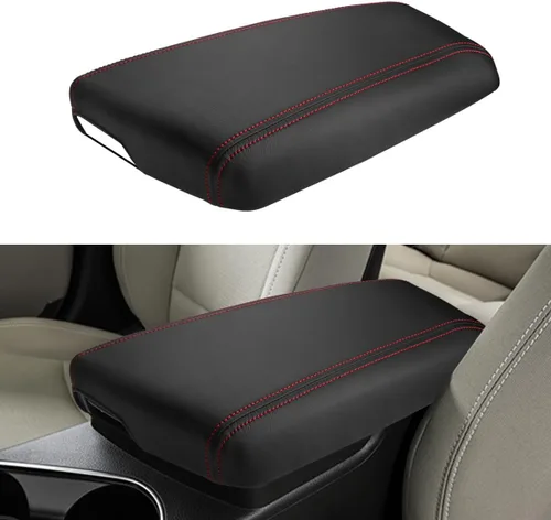 Vista 7 de INTGET Funda para Reposabrazos de Consola Central de Automóvil para Accesorios Kia Optima 2011 2012 2013 2014 2015 Cuero Consola Central Caja
