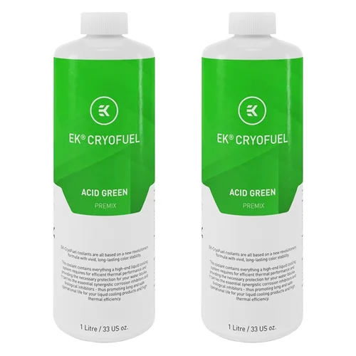 Vista 7 de EK WB EK-CryoFuel Premix - Refrigerante para PC, 33.8 fl oz, verde ácido