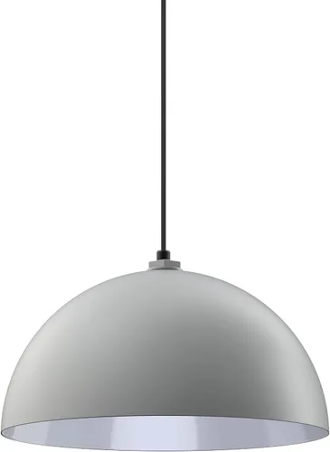 Vista 45 de Steel Lighting Co. Melrose - Lámpara colgante Montada en el techo Cúpula redonda de 18 pulgadas Estilo moderno contemporáneo de granja