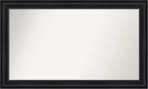 Vista 364 de Amanti Art Espejo personalizado, espejo de baño negro Astor, espejo de pared o espejo de tocador de baño sobre el fregadero (25 x 25 pulgadas)