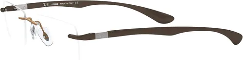 Vista 3 de Ray-Ban Rx8724 Titanium Rectangular Prescription Eyeglass Frames