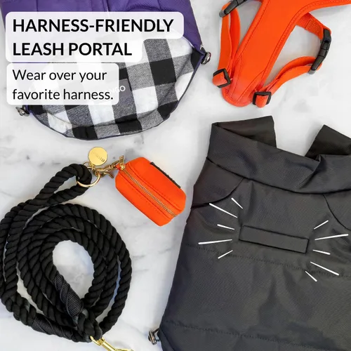 Vista 5 de DJANGO Abrigo de invierno reversible para perros con acolchado – Chaqueta de invierno cálida para perros y abrigo aislante repelente al agua