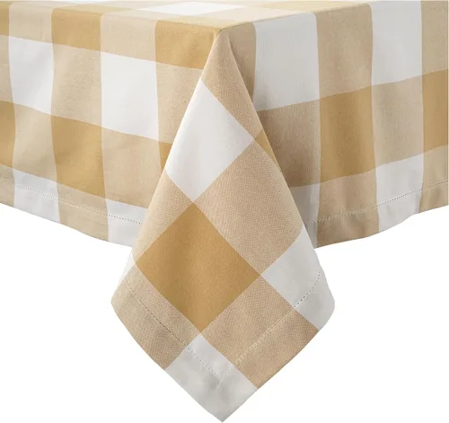 Vista 11 de LANE LINEN Juego de 4 manteles individuales decorativos de algodón de 13 x 19 pulgadas, color beige