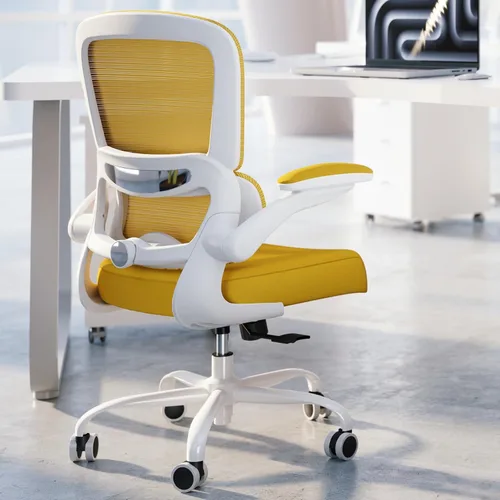 Vista 14 de TRALT Silla de oficina – Silla de escritorio ergonómica con soporte lumbar ajustable, silla de computadora de malla, sillas ejecutivas para oficina