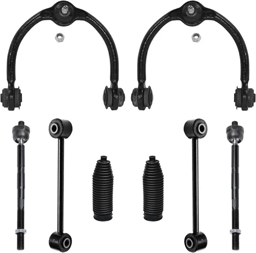 Vista 303 de Detroit Axle - Kit de brazos de control de extremo de 8 piezas para Toyota 2001-2003 Highlander 2002-2003 Camry Lexus ES300, 2 conjuntos de brazos