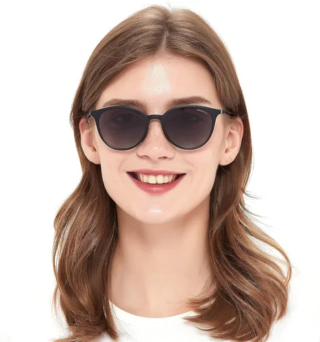 Vista 3 de Eyedventure - Gafas de sol redondas para mujer, estilo retro con ojos de gato, protección polarizada UV400, Rx