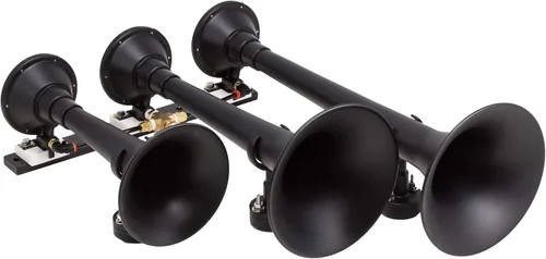 Vista 5 de Kleinn Air Horns VELO-734 Bocina de tren atornillada/sistema de aire a bordo definitivo para camiones Ford F-150/Ford Raptor