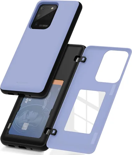 Vista 36 de GOOSPERY Funda tipo cartera para Samsung Galaxy S22 Ultra, [tarjetero] parachoques magnético de puerta con cierre automático, cubierta protectora