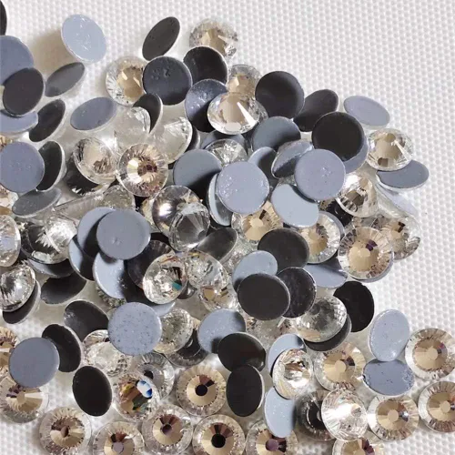 Vista 4 de Hot Fix Rhinestones 2 Gross (288 piedras/paquete) Hotfix Rhinestones (cristal, SS34)