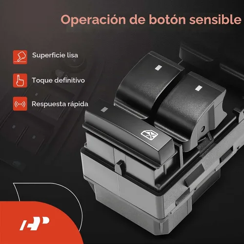 Vista 5 de A-Premium Interruptor de Ventana Eléctrico Principal del Lado del Conductor Compatible con Chevy Traverse 2009-2017, Silverado 1500 2007-2013, HHR