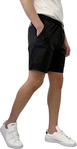 Vista 2 de Southpole Pantalones cortos de nailon resistentes al agua de secado rápido para hombre con entrepierna