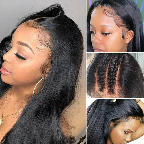 Vista 5 de Pelucas de cabello humano con encaje frontal de 13 x 4 pulgadas, pelucas frontales de 13 x 6 pulgadas, pelucas de encaje frontal HD para mujeres