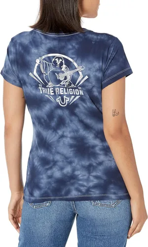 Vista 2 de True Religion Camiseta con cuello en V y espalda de aluminio de Buda para mujer