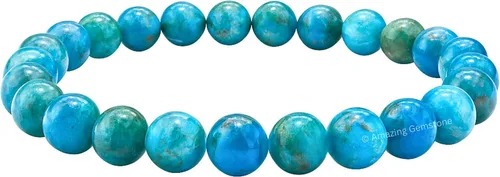 Vista 642 de Amazing Gemstone Crystal Bracelet for Women Men's Gifts - Protection Healing Crystal Bracelet - 8mm Gemstone Beaded Stretchable Bracelet Pulseras