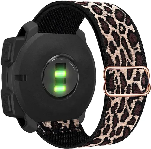 Vista 8 de Abanen Correas elásticas de reloj de 0.866 pulgadas para Garmin Instinct 3 de 1.772 pulgadas/2 Solares, correa de nailon elástico suave