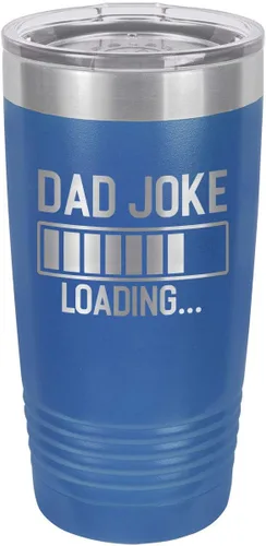Vista 12 de Papá Broma Cargando Rojo 20 oz Vaso de Bebida Con Pajita Taza de Viaje Grabada con Láser Comparar Con Yeti Rambler Idea de regalo Papá