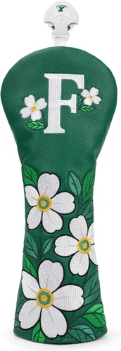 Vista 8 de Fundas para palos de golf, fundas para cabezas de conductor, Fairway 3, cubierta híbrida de cuero sintético, fundas para cabezas de rescate de golf