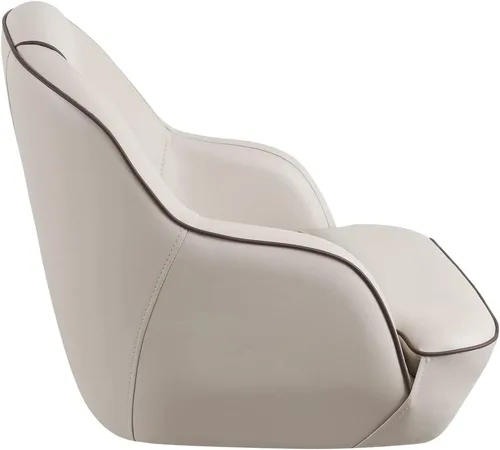 Vista 4 de MSC Asiento de barco pontón tipo cubo (beige/marrón)