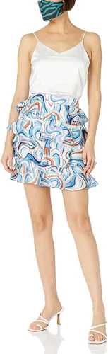 Vista 6 de KENDALL + KYLIE Falda con volantes para mujer, exclusiva de Tienda