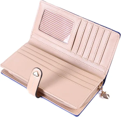 Vista 4 de Damara Women Large Practical Wallet Snap Closure Purse