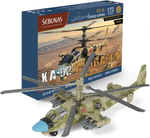 Vista 11 de SEBUNAS 1:72 Escala SU-25 Frogfoot Kit de modelo de montaje rápido de 05.SU-25