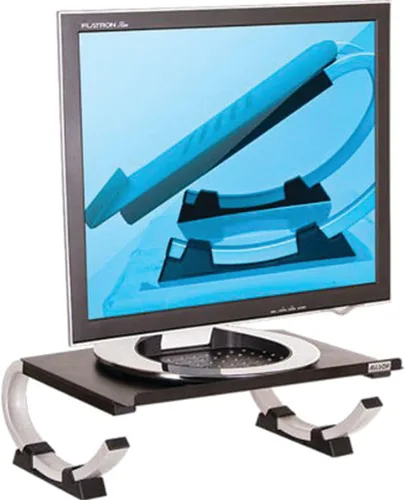 Vista 6 de Allsop Redmond - Soporte ajustable para laptop, elevador ergonómico de metal curvado y ventilado