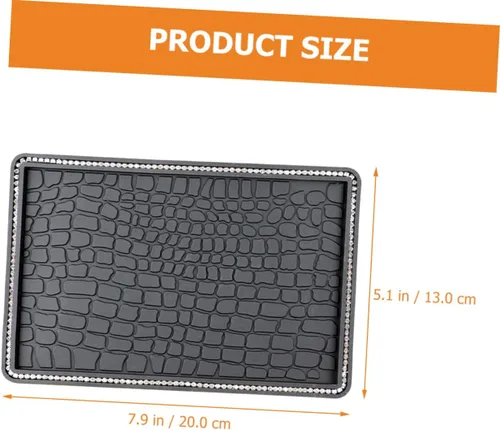 Vista 4 de Didiseaon Cojín único del tablero de instrumentos del coche de los accesorios del coche del cojín del teléfono del PVC para el adorno del tablero