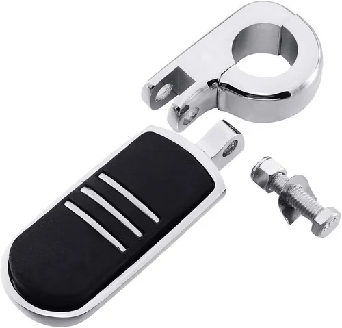 Vista 4 de Green-L Estriberas universales para motocicleta de 1 1/4 pulgadas con abrazadera P para Harley Sportster Softail Dyna Touring Road King Street Glide