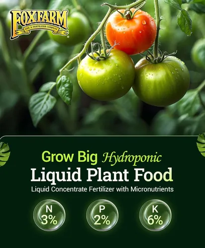 Vista 2 de Hydrofarm FX14094 Grow Big Hydro - Concentrado de alimento para plantas, 1 pinta., 1