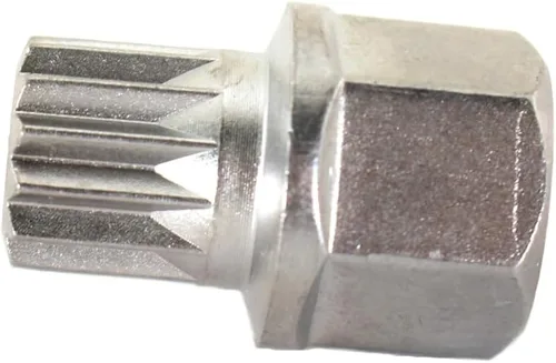 Vista 8 de TEMO Llave de extracción de tornillo de tuerca de bloqueo de rueda de 11/15Pt Socket antirrobo S3054 para vehículos BMW