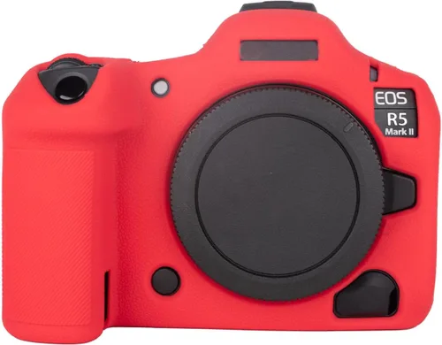 Vista 9 de MUZIRI KINOKOO Funda de silicona compatible con cámara digital Canon EOS R5 Mark II, goma blanda EOS R5 Mark II/EOS R5 II, funda protectora