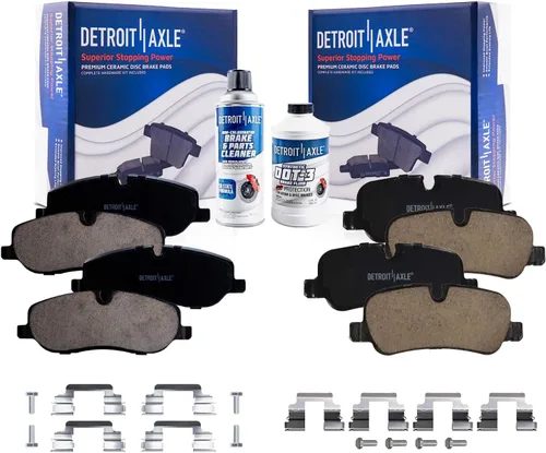 Vista 49 de Detroit Axle - Pastillas de freno traseras para Toyota Prius 2012-2015 Prius Plug-In 2017-2018 Corolla iM 2016 Sion iM 2011-2017 Lexus CT200h