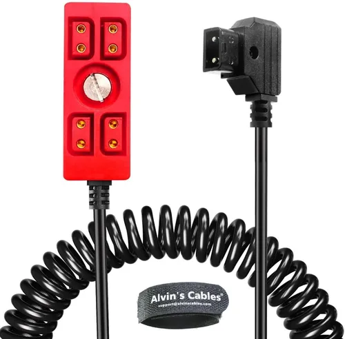 Vista 11 de Alvin's Cables D-tap - Cable divisor Dtap macho a 4 puertos hembra macho a 4 puertos hembra Splitter Hub Cable de alimentación para ARRI RED Teradek