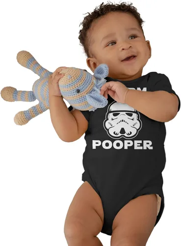 Vista 4 de Sith Happens Bodysuit, Funny Baby Clothing, Star Wars Inspired, Black 0-3 mo