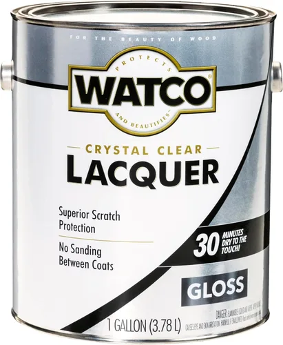 Vista 13 de Watco 333690 Acabado de madera transparente lacado, galón, transparente mate