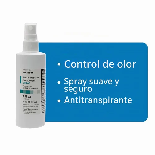 Vista 4 de McKesson Spray desodorante antitranspirante, 4 onzas, 1 unidad