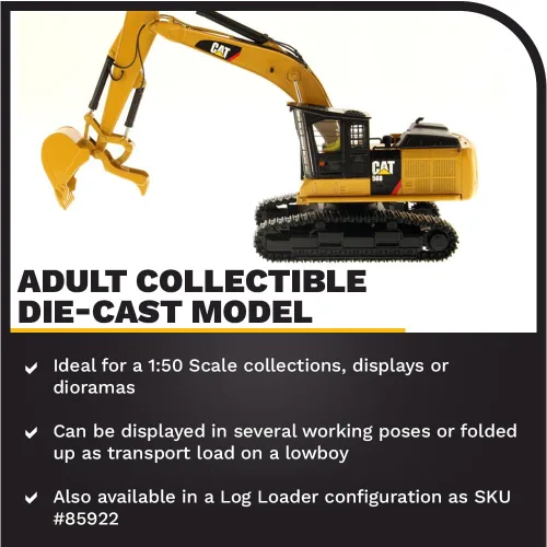Vista 3 de Diecast Masters Caterpillar 568 GF Road Builder High Line Series Vehículo