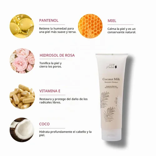 Vista 3 de 100% Pure. Champú natural, 8 onzas