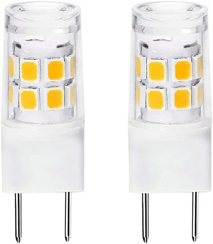 Vista 9 de Bombilla LED G8 de 3 W, WB25X10019 Bombilla halógena de 20 W de repuesto para luz de horno microondas GE, base bi-pin T4 JCD tipo G8, 120 voltios